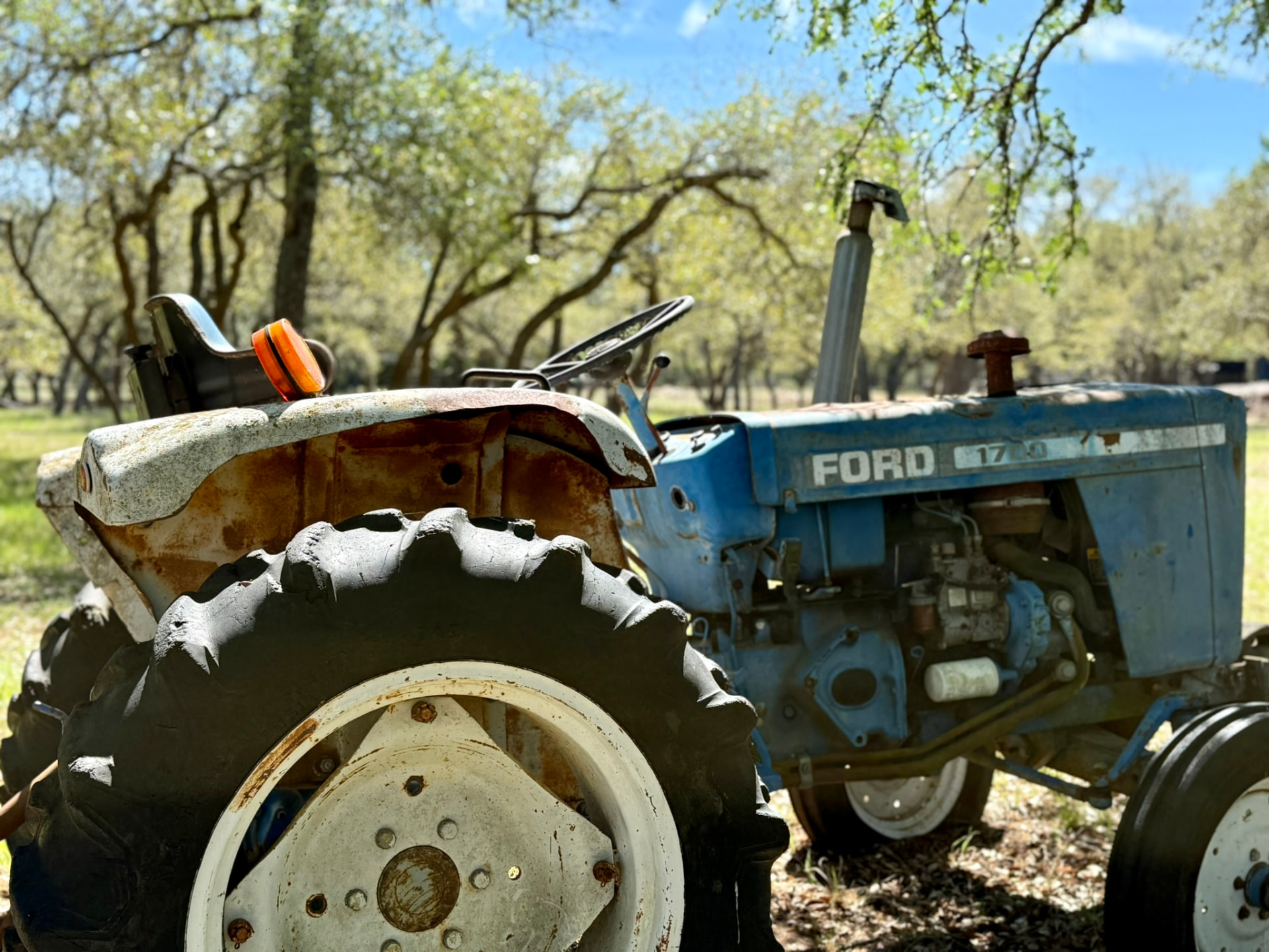 Ford tractor at the ranch